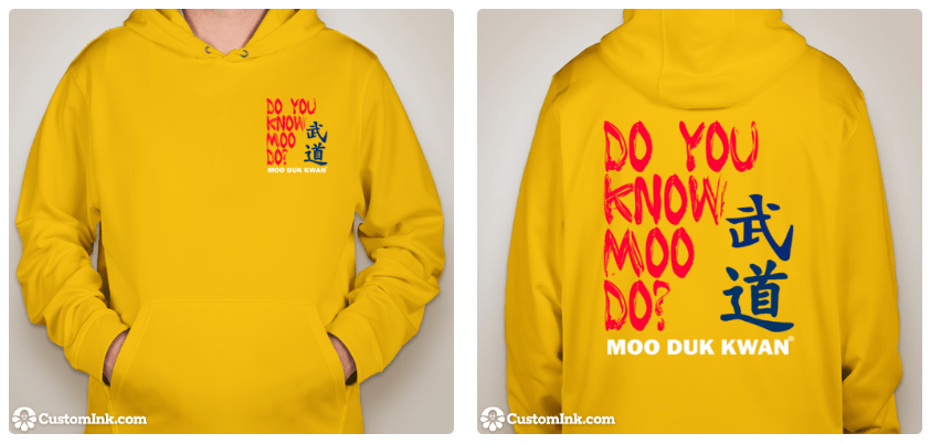 Official Licensed Moo Duk Kwan® Apparel January 2017