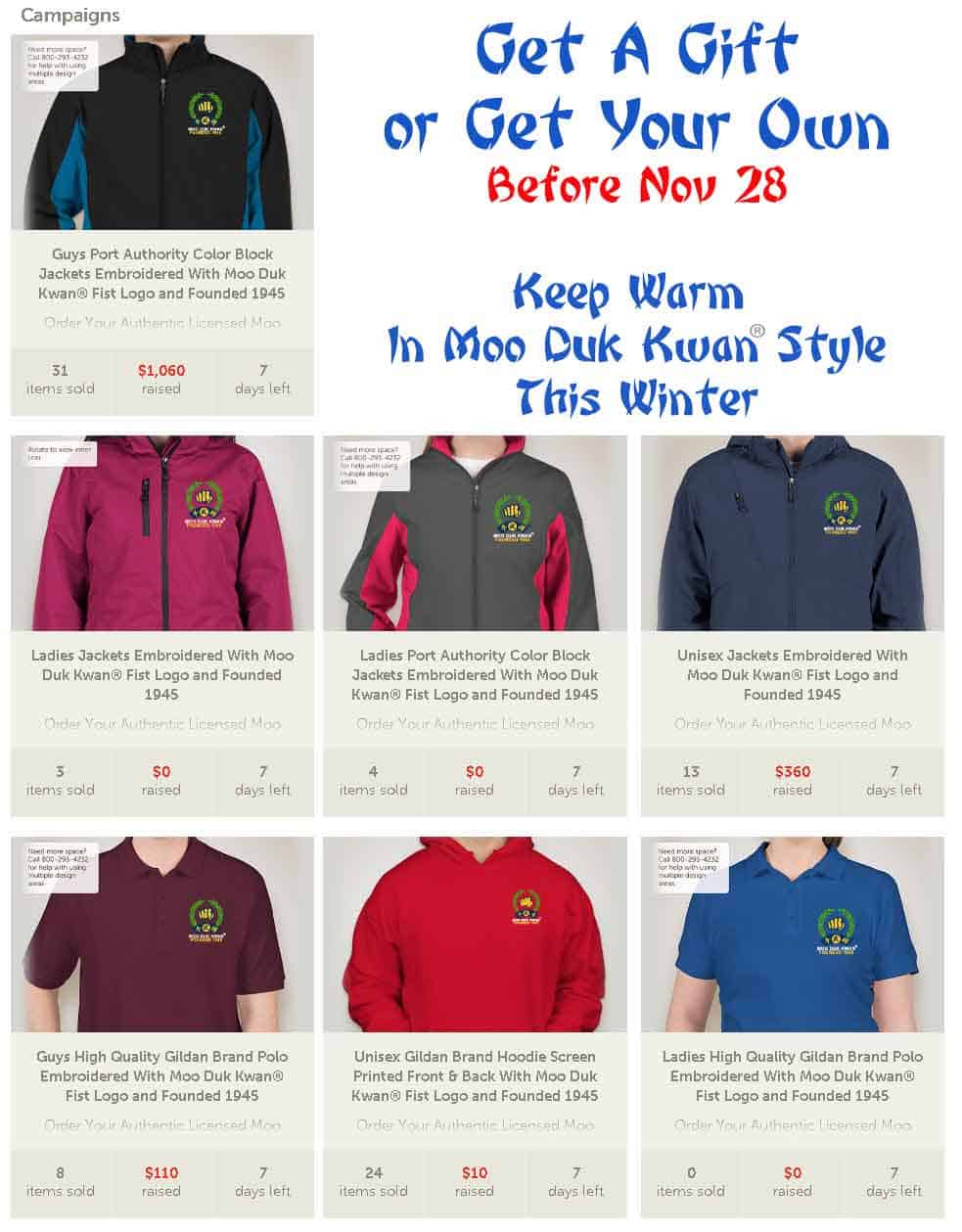 Order online before November 28