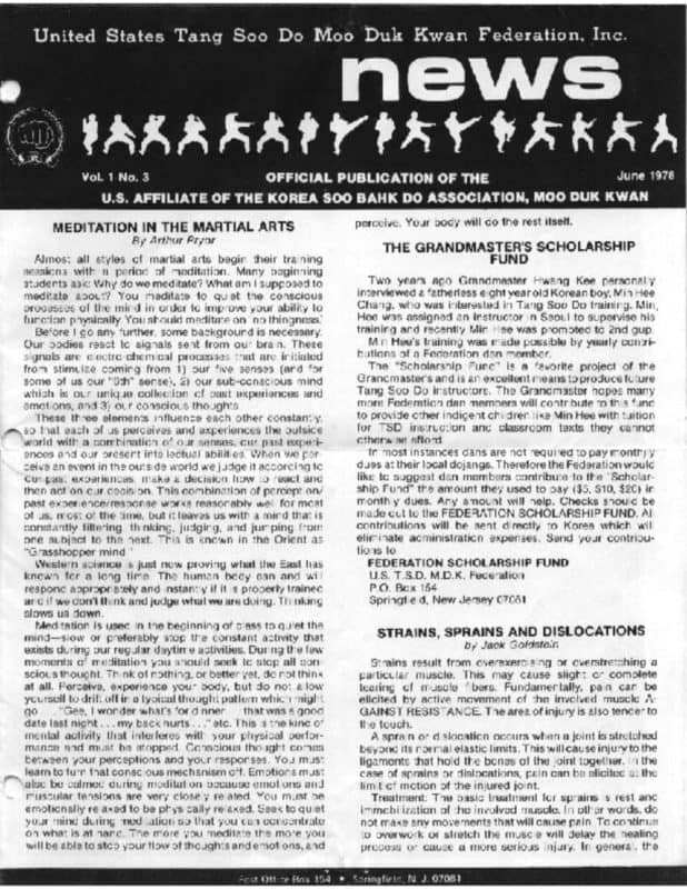thumbnail of 1978 06 Usa Moo Duk Kwan Federation Newsletter