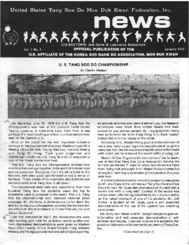 thumbnail of 1979 01 Usa Moo Duk Kwan Federation Newsletter