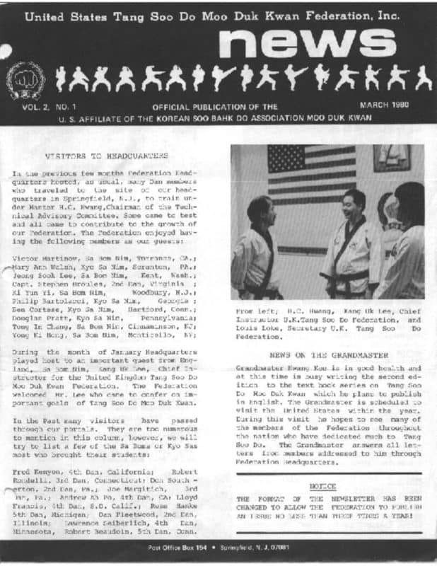 thumbnail of 1980 03 Usa Moo Duk Kwan Federation Newsletter