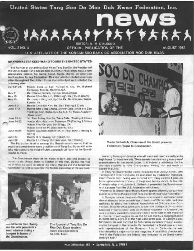 thumbnail of 1981 08 Usa Moo Duk Kwan Federation Newsletter