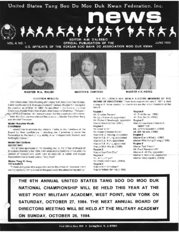 thumbnail of 1984 06 Usa Moo Duk Kwan Federation Newsletter