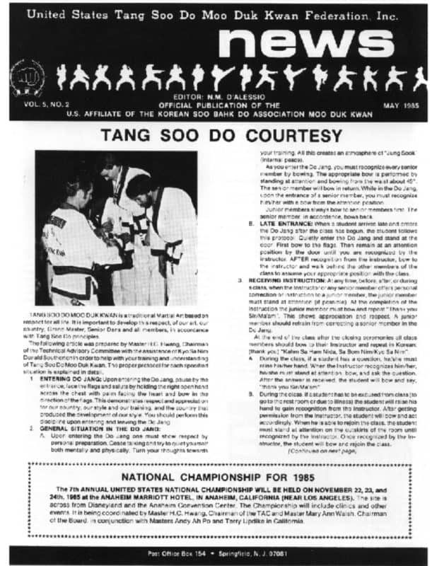 thumbnail of 1985 05 Usa Moo Duk Kwan Federation Newsletter