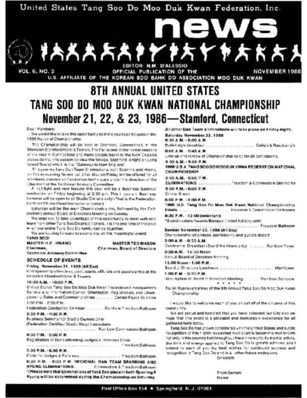 thumbnail of 1986 11 Usa Moo Duk Kwan Federation Newsletter