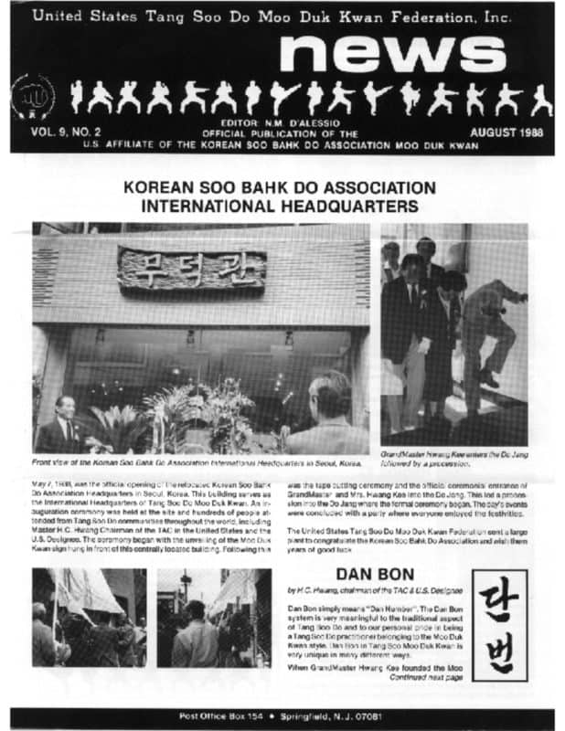 thumbnail of 1988 08 Usa Moo Duk Kwan Federation Newsletter