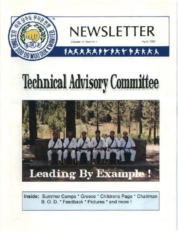 thumbnail of 1993 04 Usa Moo Duk Kwan Federation Newsletter