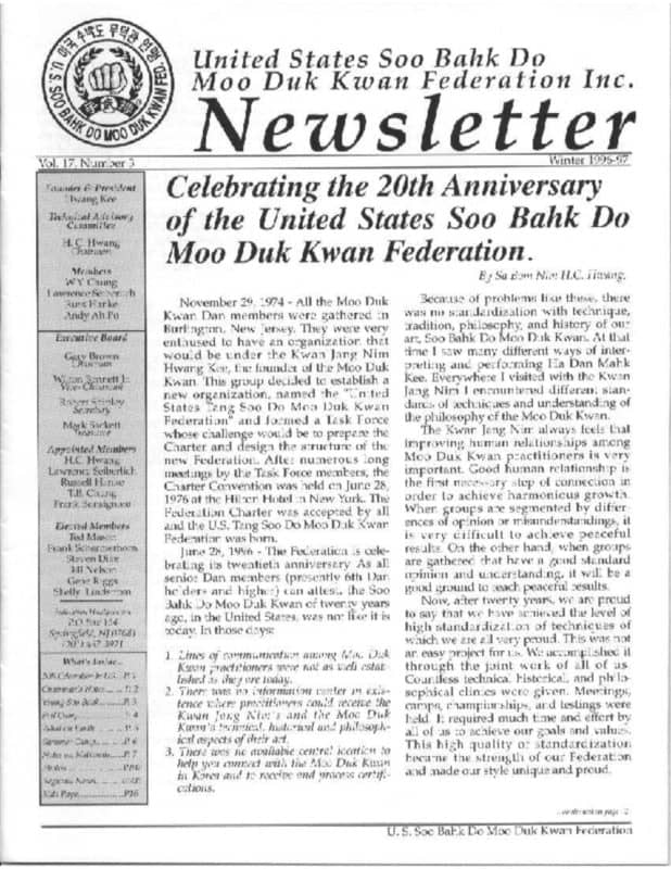 thumbnail of 1996 12 Usa Moo Duk Kwan Federation Newsletter