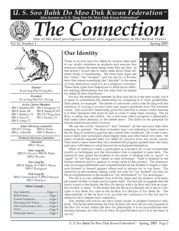 thumbnail of 2005 05 Usa Moo Duk Kwan Federation Newsletter